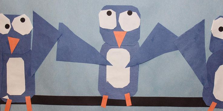 elementary -art -blue birds