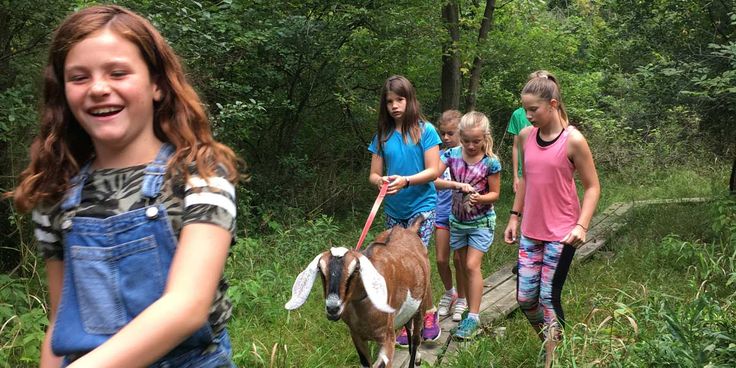 Girls Goat Walk