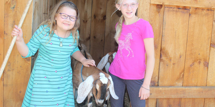 Goat Cleanup Girls