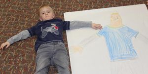 elementary -art -boy -self portrait -boy