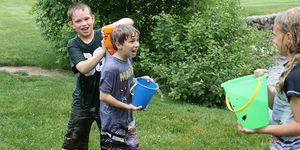 3rd Grade -Fallasburg Park -water fight