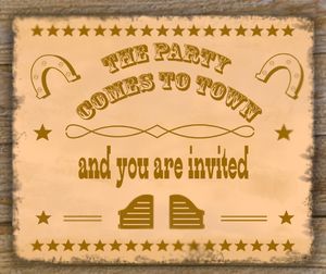 Mother-Son Western Cookout -invite top