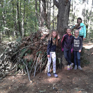 Survival Camp 2018 Girls Squirrel Hut