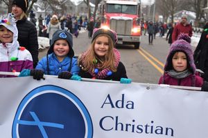 Christmas Parade Girls